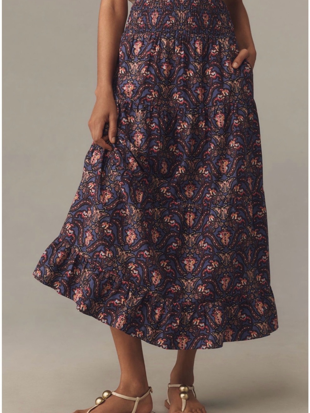 By Anthropologie Luelle Maxi Skirt